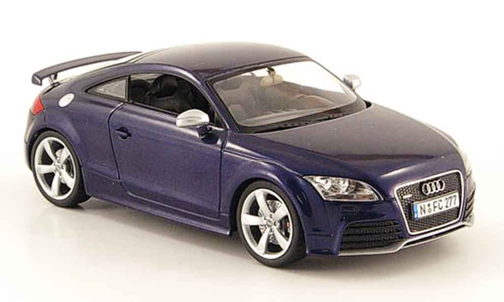 Audi TT RS 1/43 Schuco RS Coupe blu 2009 modellino in miniatura