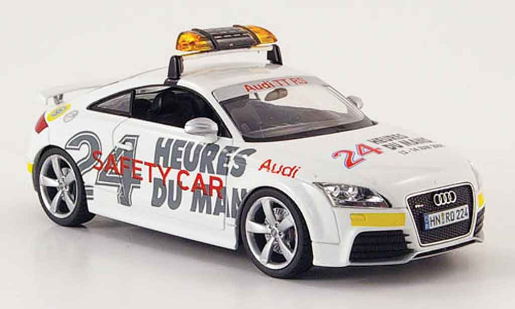 Audi TT RS coupe 1/43 Schuco RS coupe Safety Car 24h Le Mans 2009 modellino in miniatura