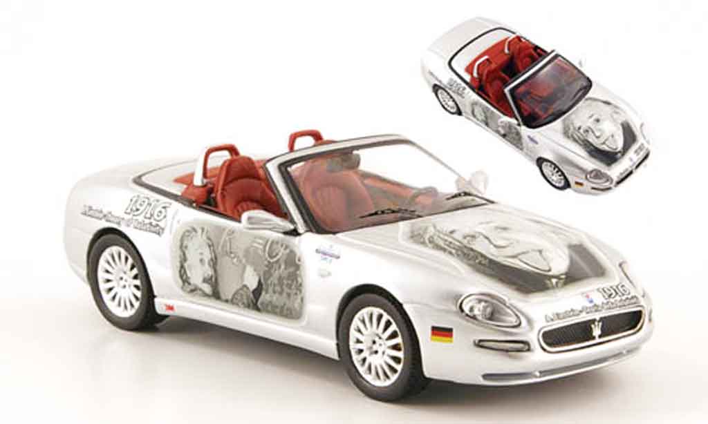 Maserati Cambiocorsa spyder 1/43 ixo spyder albert einstein grigio metallisee 2002 modellino in miniatura