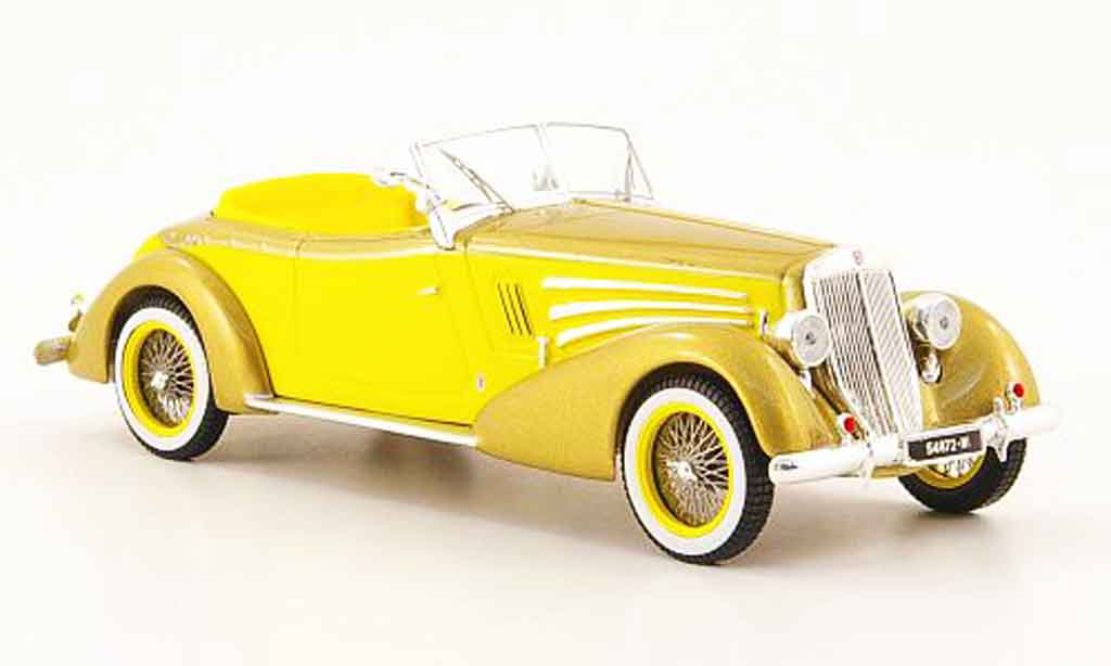 Lancia Astura 1/43 ixo pininfarina or giallo 1934 modellino in miniatura