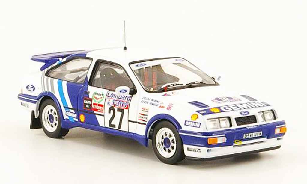 Ford Sierra Cosworth RS 1/43 ixo Cosworth RS Cosworth No.27 Gemini RAC Rally 1989 modellino in miniatura