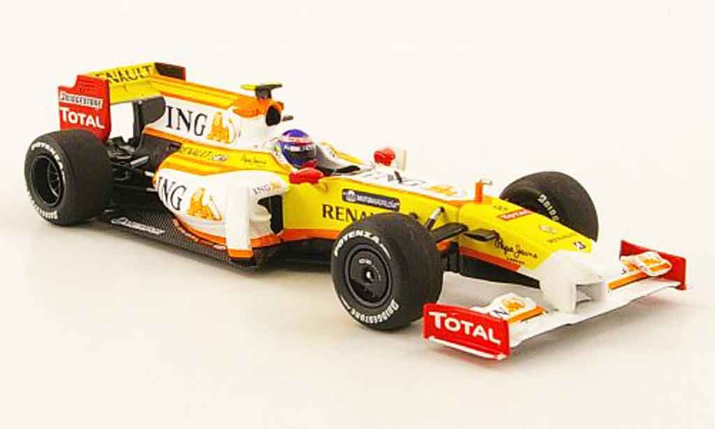 Renault F1 1/43 Minichamps r29 no.8 ing r.grosjean f1 team 2009 modellino in miniatura
