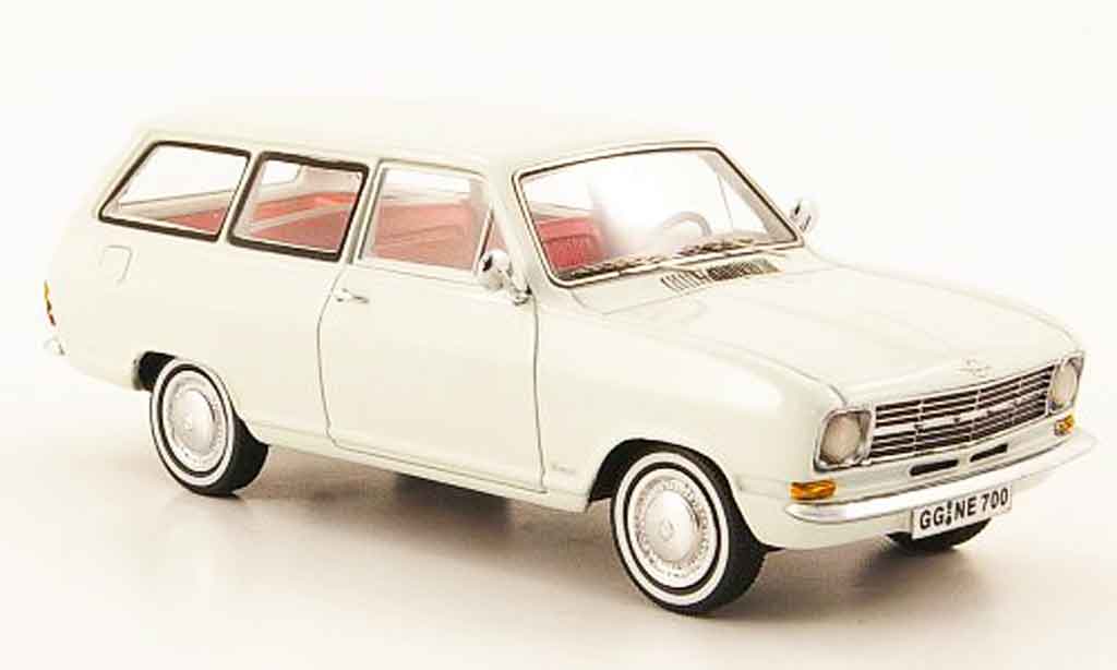 Opel Kadett B 1/43 Neo B caravan bianco 1971 modellino in miniatura