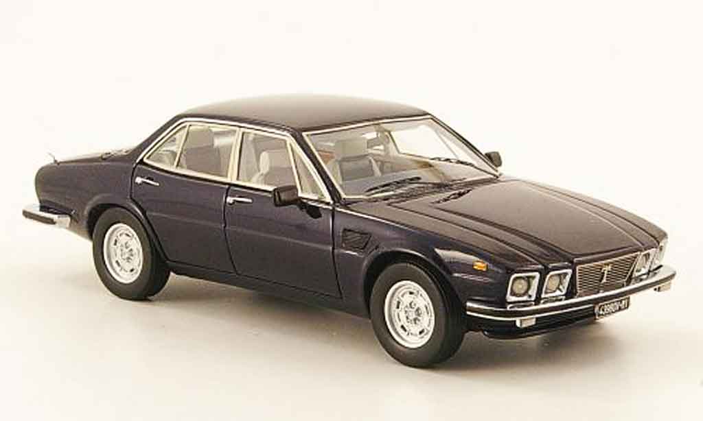 De Tomaso Deauville 1/43 Neo blu 1978 modellino in miniatura