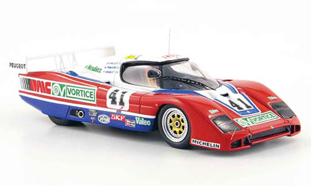 Peugeot WM 1986 1/43 Bizarre 1986 turbo no.41 24h le mans P85 modellino in miniatura