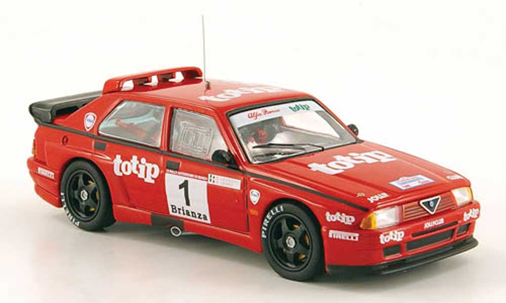 Alfa Romeo 75 Evoluzione 1/43 M4 Evoluzione Turbo No.1 totip Monza 1990 D. Cerrato / G. Cerri modellino in miniatura