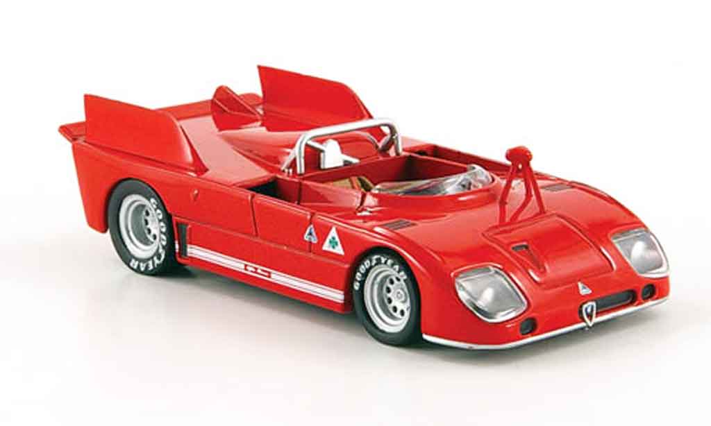 Alfa Romeo 33.3 1972 1/43 M4 1972 3 tt prova modellino in miniatura