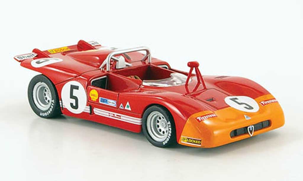 Alfa Romeo 33.3 1971 1/43 M4 1971 No.5 Targa Florio modellino in miniatura