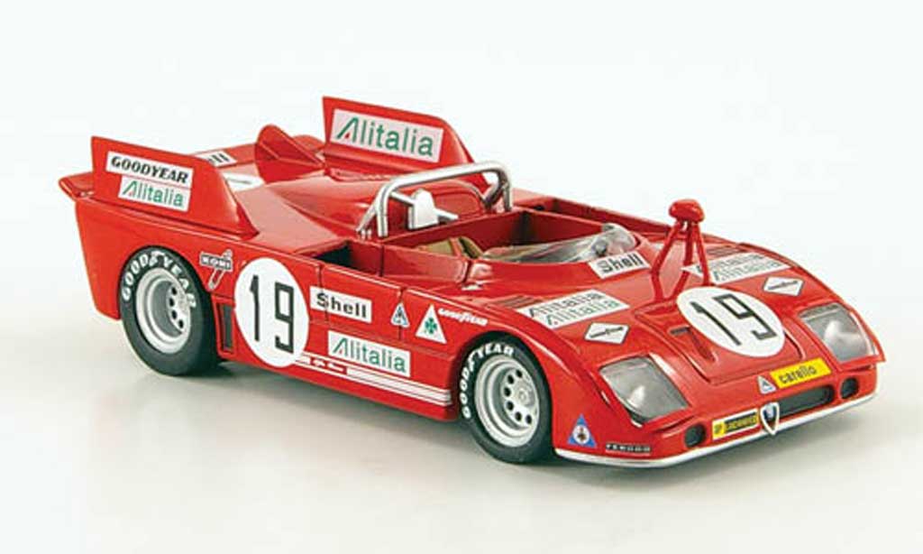 Alfa Romeo 33.3 1972 1/43 M4 1972 TT No.19 24h Le Mans modellino in miniatura