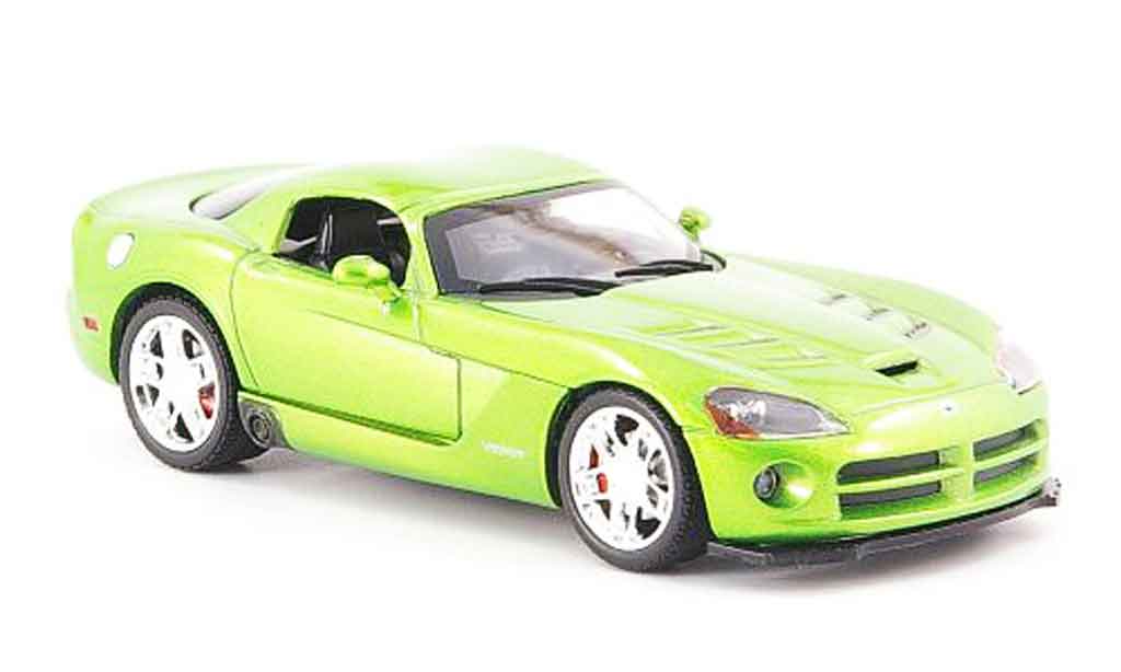 Dodge Viper SRT 10 1/43 Norev SRT 10 SRT10 Coupe grun 2008 modellino in miniatura
