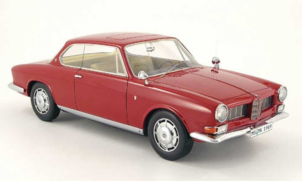 Bmw 3200 1/18 Neo CS bertone rosso 1961 modellino in miniatura