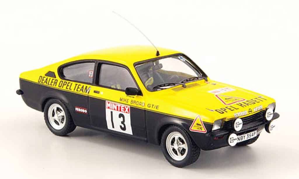 Opel Kadett GT 1/43 Trofeu GT e no.13 rohrl broamintex rallye 1977 modellino in miniatura