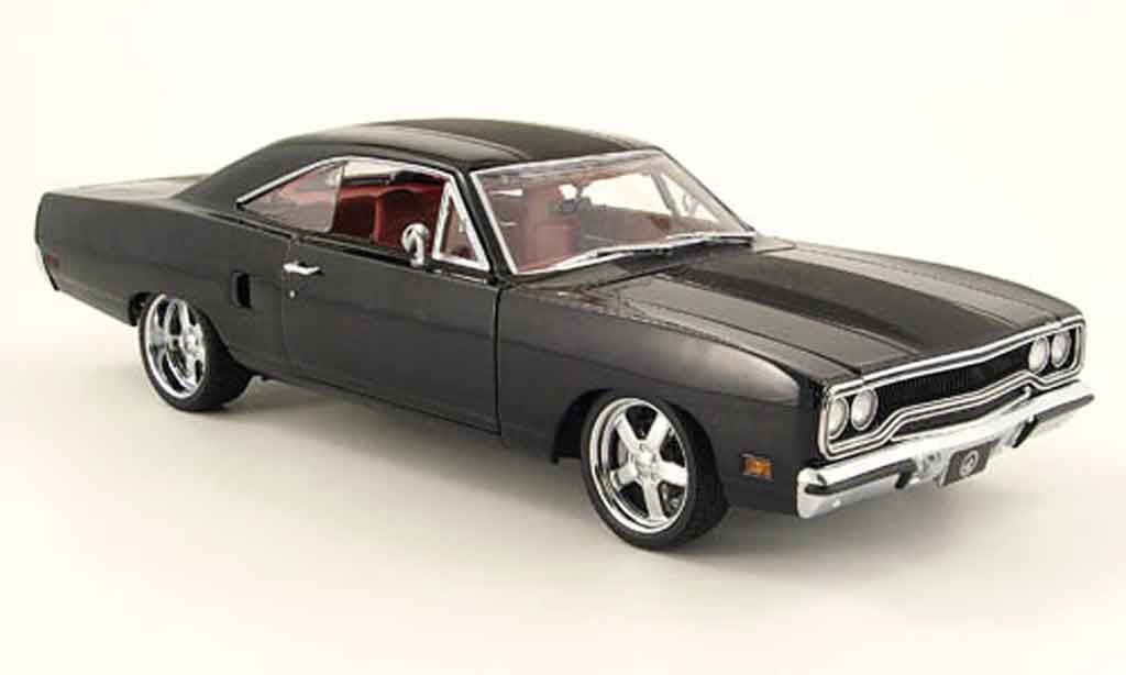 Plymouth Blackbird 1/18 GMP road runner nero modellino in miniatura