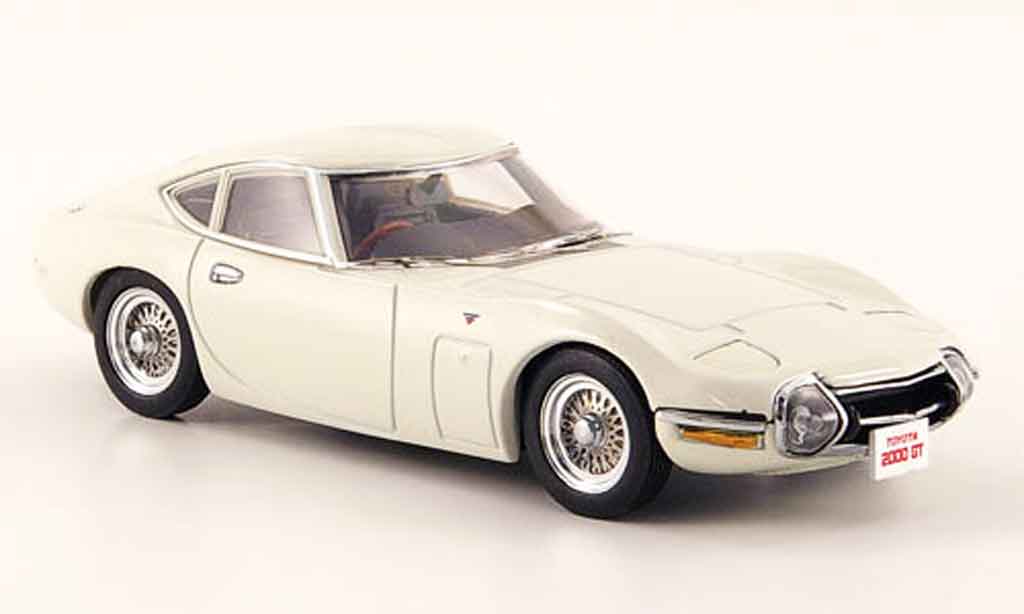 Toyota 2000 GT 1/43 Ebbro prossootyp bianco modellino in miniatura