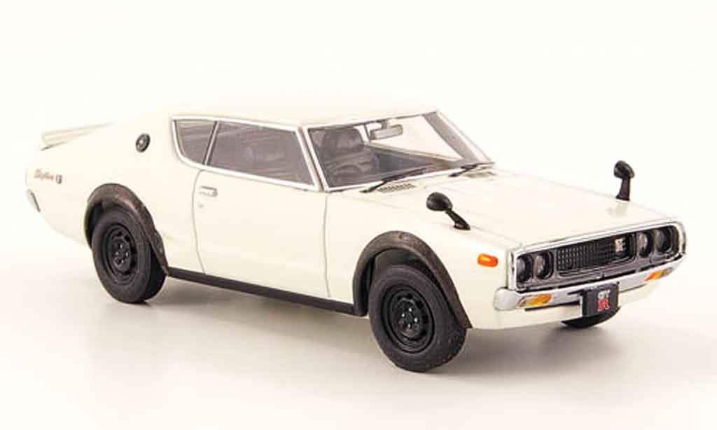 Nissan Skyline 2000 1/43 Ebbro 2000 GT R (KPGC110) bianco 1973 modellino in miniatura