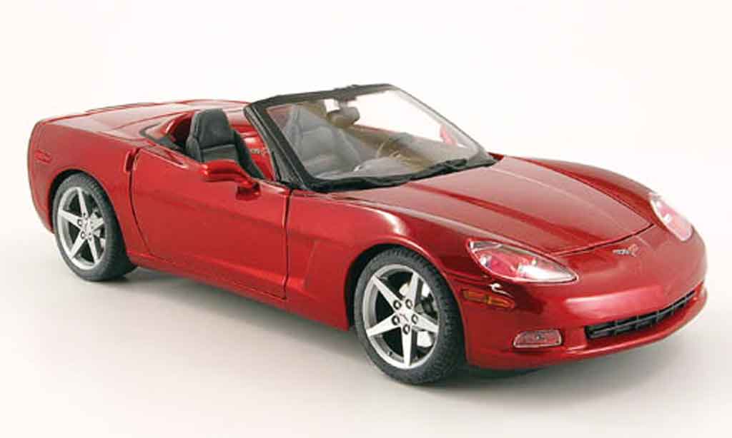Chevrolet Corvette C6 1/18 Maisto C6 cabrio rosso modellino in miniatura