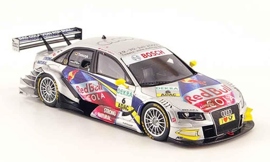 Audi A4 DTM 1/43 Spark DTM No.6 Red Bull Cola M.Tomczyk 2009 modellino in miniatura