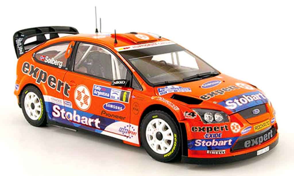 Ford Focus RS WRC 1/18 Sun Star RS WRC 08 no.6 expert rallye argentinien 2009 modellino in miniatura