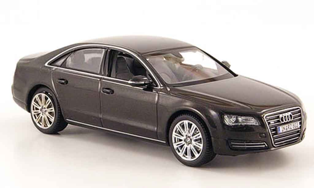 Audi A8 1/43 Kyosho grigio 2010 modellino in miniatura