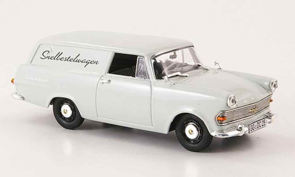 Opel Rekord 1/43 Bing p2 kasten snelbestelwagen modellino in miniatura
