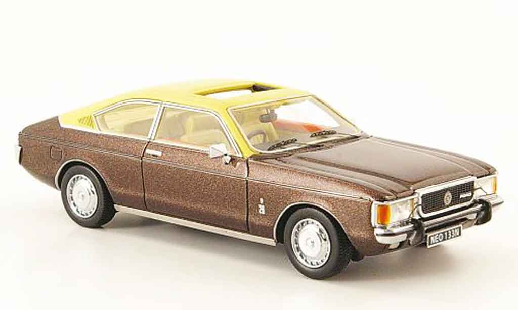 Ford Granada 1/43 Neo MK I Coupe (RHD) marronee 1975 modellino in miniatura