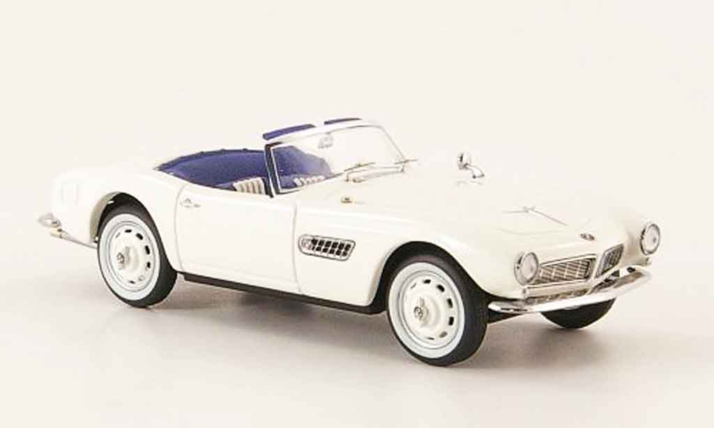 Bmw 507 1/43 Schuco Cabriolet bianco modellino in miniatura