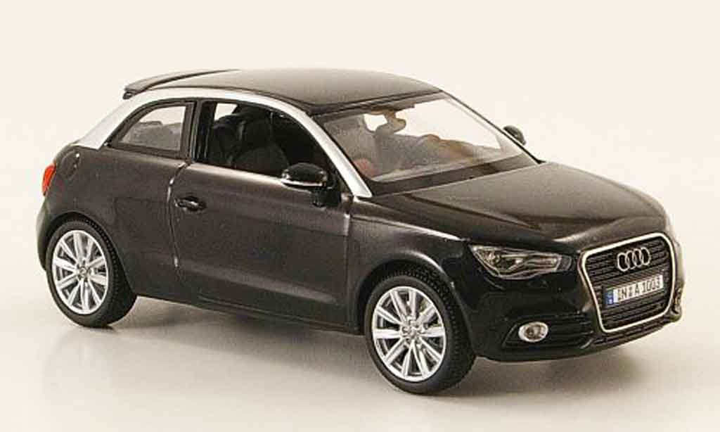 Audi A1 1/43 Kyosho nero 2010 modellino in miniatura