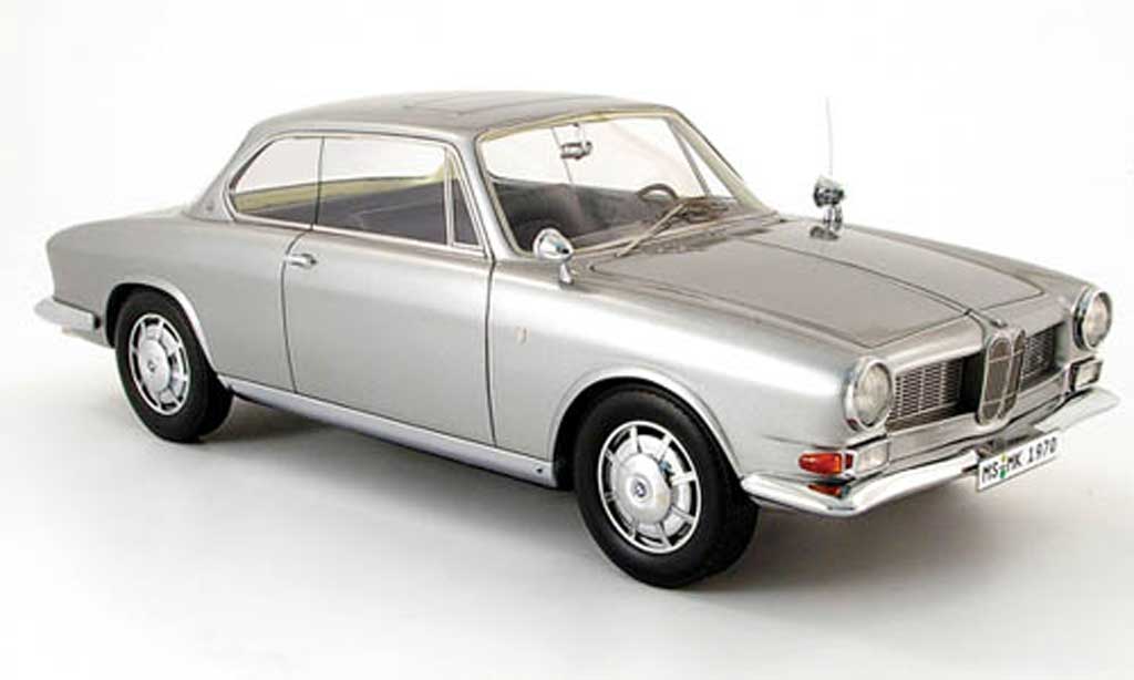 Bmw 3200 1/18 Neo CS bertone coupe grigio modellino in miniatura