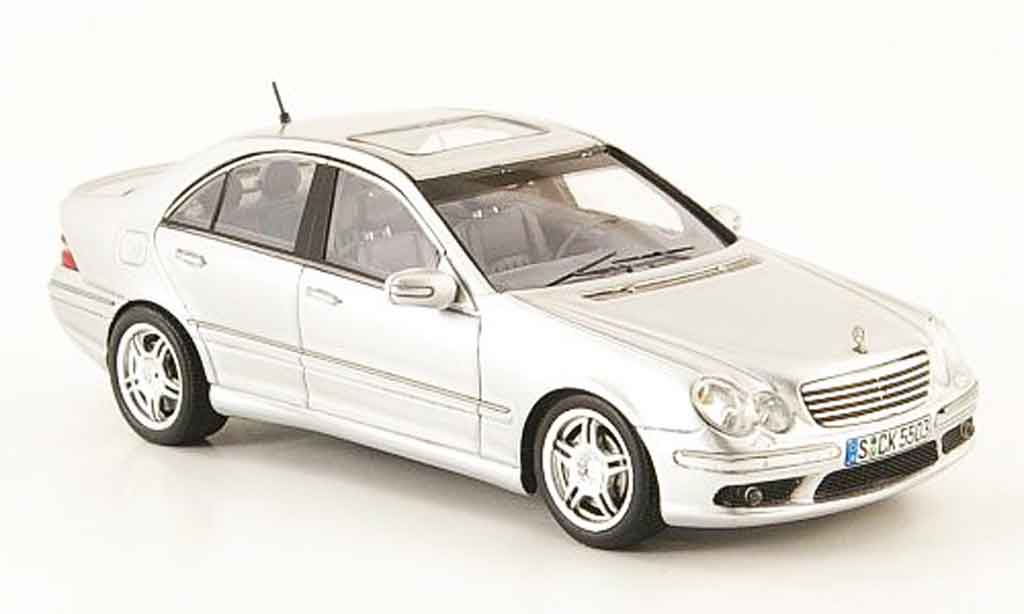 Mercedes Classe C 1/43 Spark C55 AMG (W203) grigio metallisee modellino in miniatura