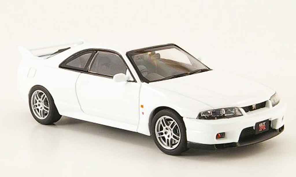 Nissan Skyline R33 1/43 Ebbro R33 GT R Vspec bianco 1995 modellino in miniatura
