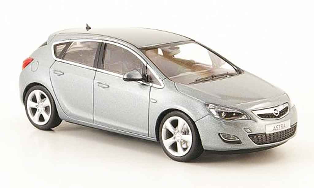 Opel Astra 1/43 Minichamps j grigio 5 turig 2009 modellino in miniatura