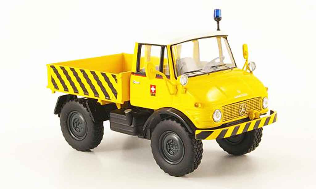 Mercedes Unimog 1/43 Schuco 406 PTT modellino in miniatura