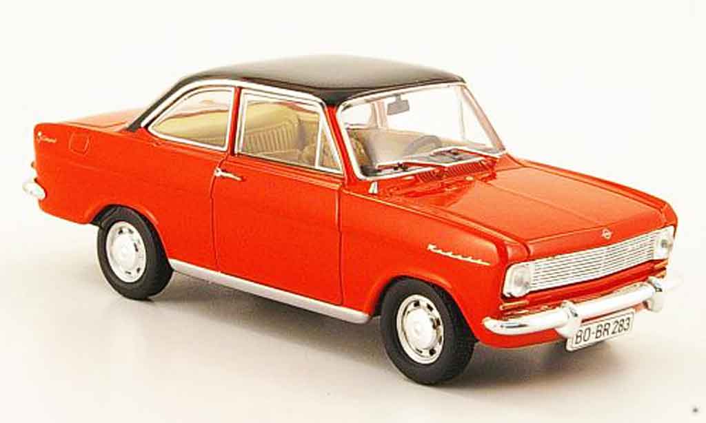 Opel Kadett A 1/43 Starline A coupe rosso nero 1963 modellino in miniatura