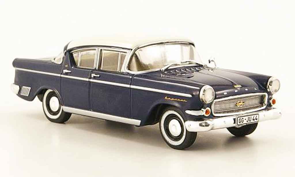 Opel Kapitan 1/43 Starline p 2.5 blu bianco 1958 modellino in miniatura