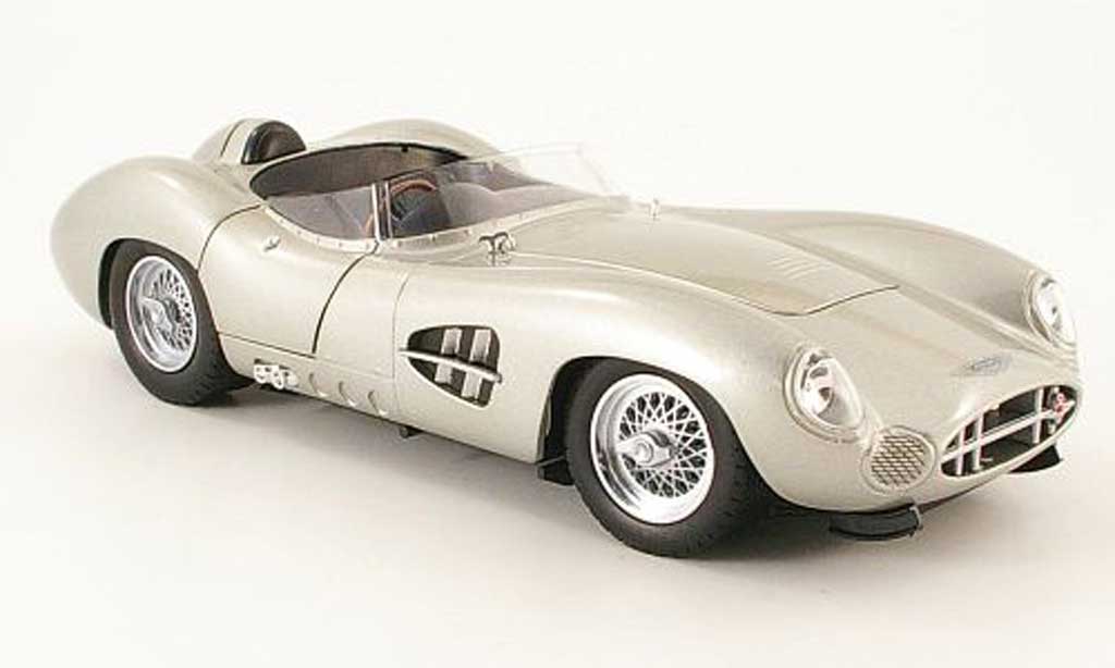 Aston Martin DBR1 1/18 Shelby Collectibles grigio 1959 modellino in miniatura