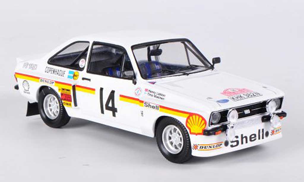 Ford Escort RS 1800 1/43 Trofeu RS 1800 MKTarmac No.14 S Rally Monte Carlo 1976 Makinen/Liddon modellino in miniatura