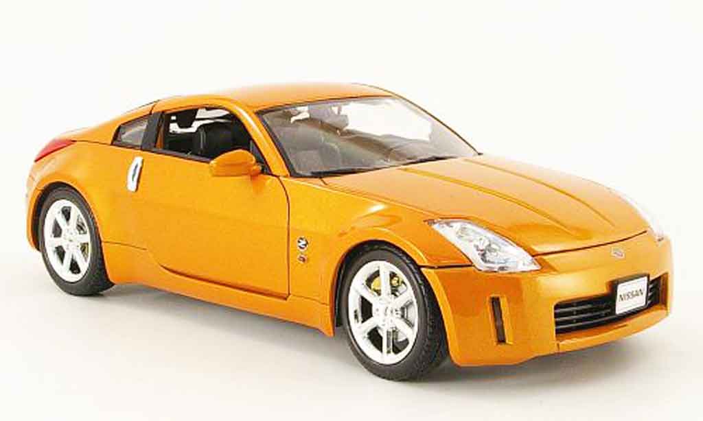Nissan 350Z 1/18 Welly coupe bronze 2003 modellino in miniatura