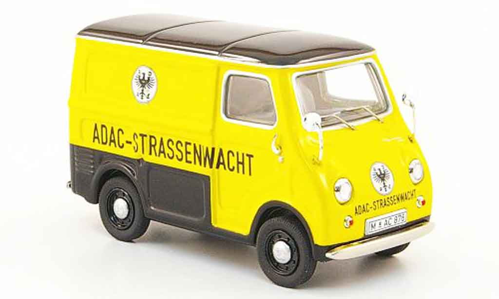 Goggomobil TL 1/43 Premium Cls 250 Kasten ADAC Strassenwacht modellino in miniatura