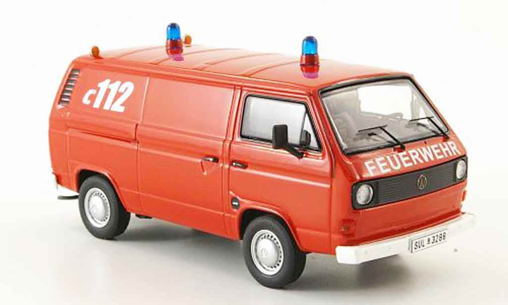 Volkswagen Combi 1/43 Premium Cls t3a kasten pompier modellino in miniatura
