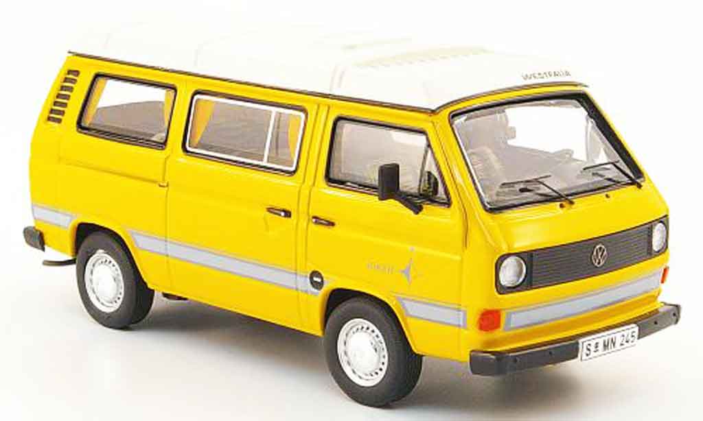 Volkswagen Combi 1/43 Premium Cls t3a westfalia joker giallo modellino in miniatura