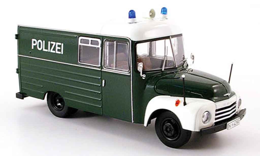 Opel Blitz 1/43 Premium Cls 1.75t kasten police modellino in miniatura