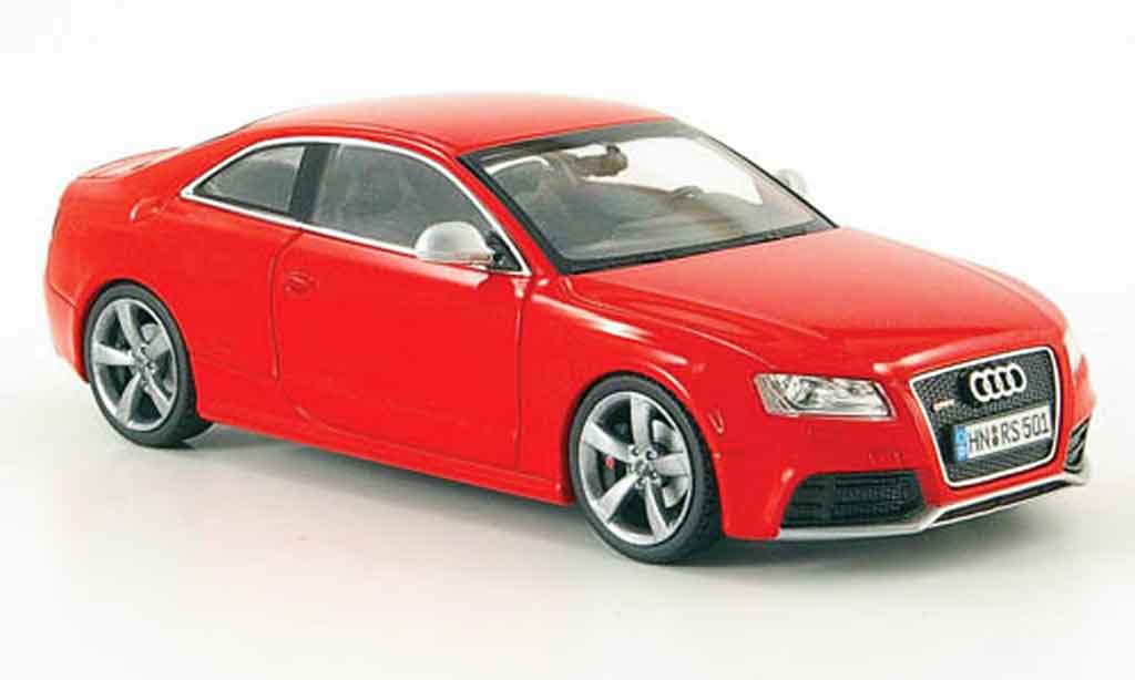 Audi RS5 1/43 Schuco coupe rosso 2010 modellino in miniatura
