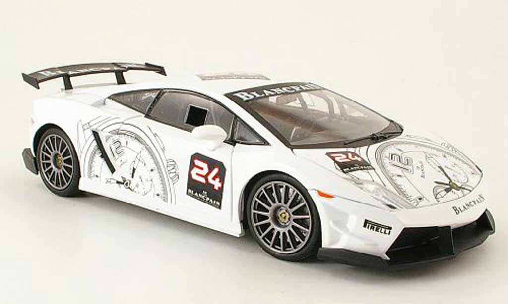 Lamborghini Gallardo LP560-4 LP560-4 1/18 Mondo Motors super trofeo no24 bianco modellino in miniatura