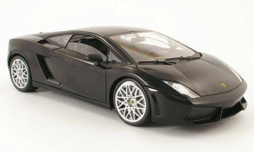 Lamborghini Gallardo LP560-4 LP560-4 1/18 Mondo Motors nero mat modellino in miniatura