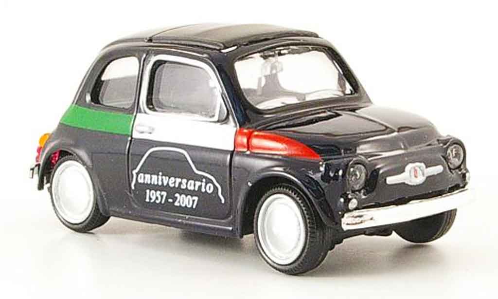 Fiat 500 1/43 Mondo Motors Anniversario nero 1957 modellino in miniatura