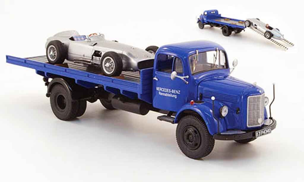 Mercedes L3500 1/43 Premium Cls Pritsche Benz Rennabteilung modellino in miniatura