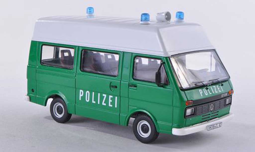 Volkswagen LT28 1/43 Premium ClassiXXs bus toit sureleve police vert modellino in miniatura