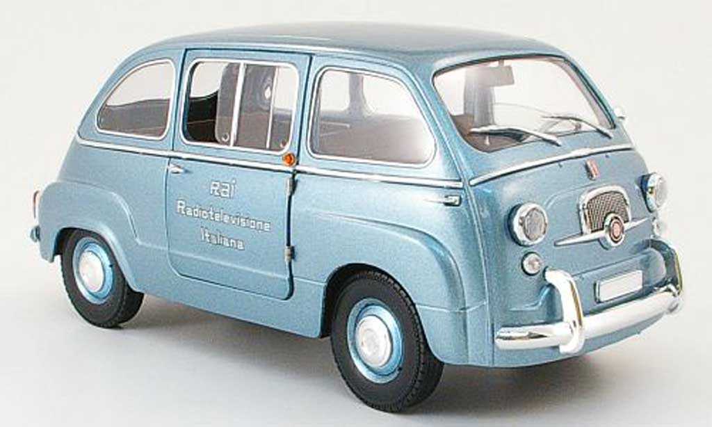 Fiat 600 1/18 Mini Miniera multipla rai - radiotelevisione italiana 1960 modellino in miniatura