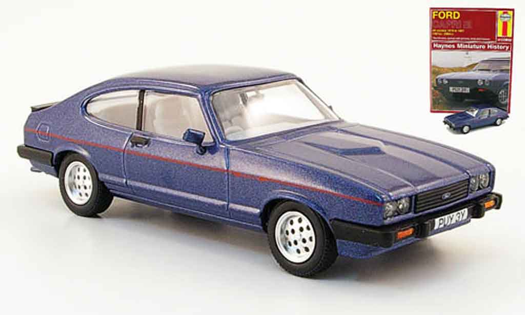 Ford Capri 1/43 Corgi MKIII blu modellino in miniatura