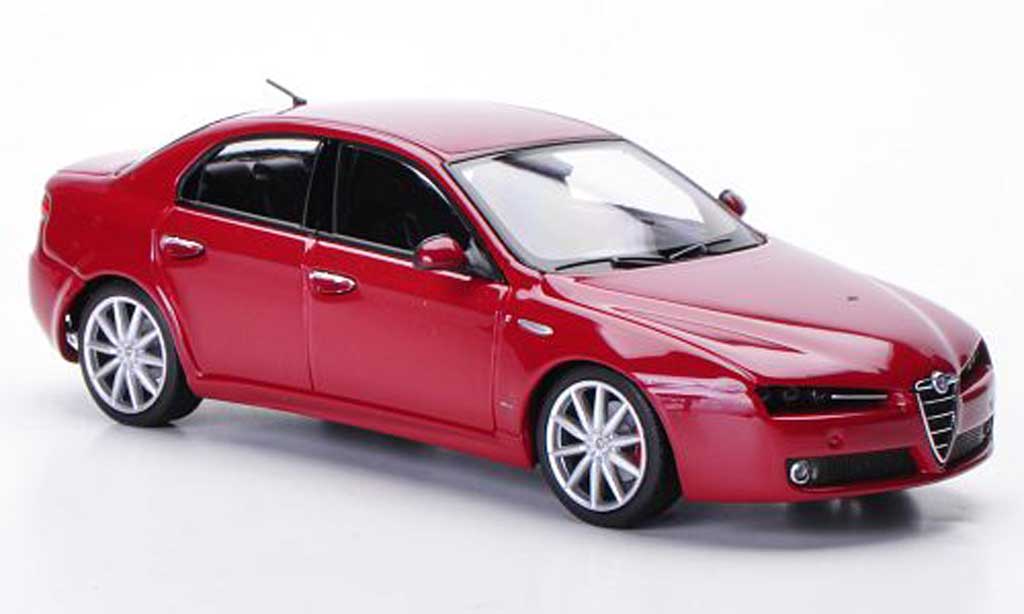 Alfa Romeo 159 1/43 Minichamps TI rosso 2008 modellino in miniatura